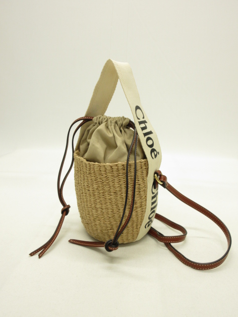 クロエ Woody スモールバスケット（ランクC）
